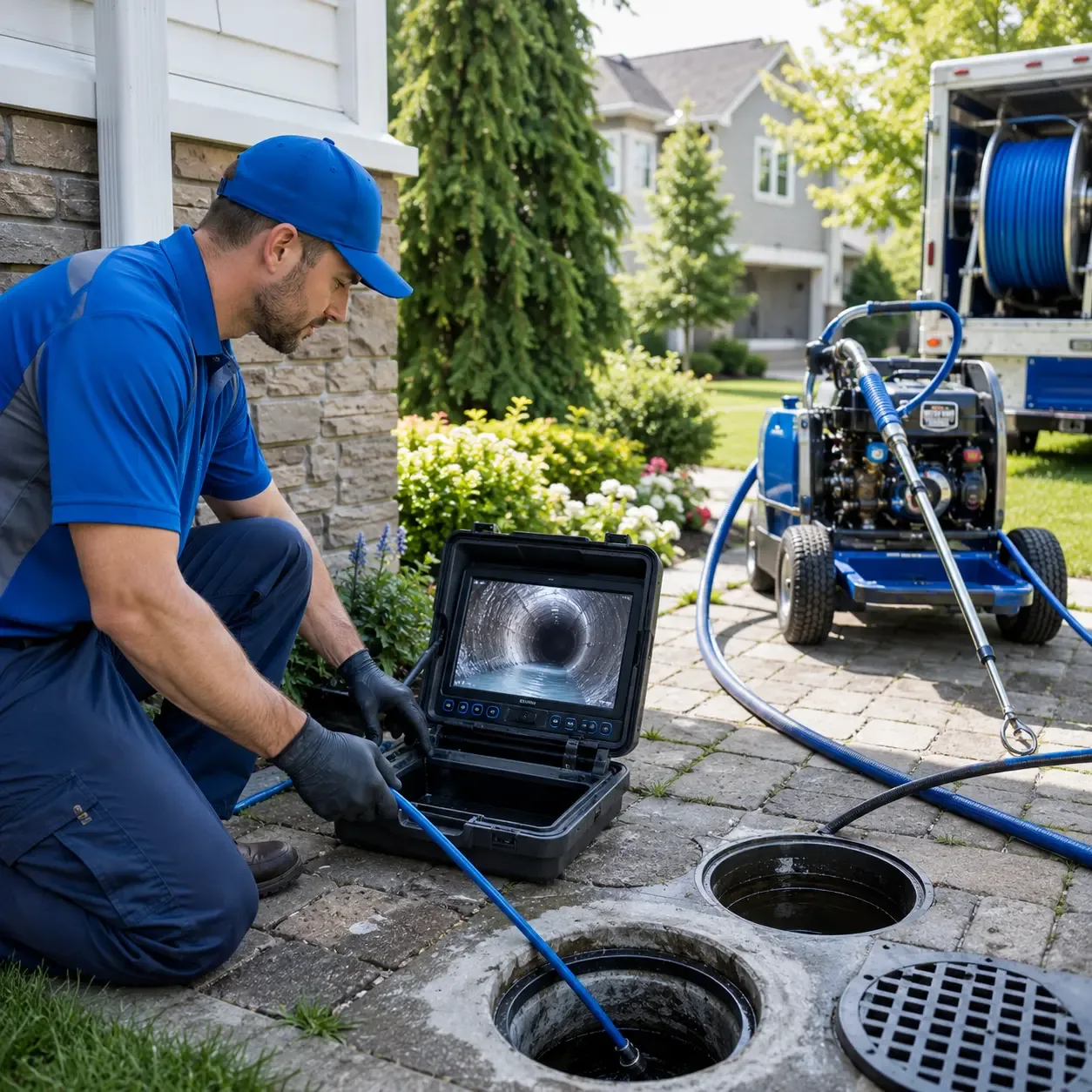 Outdoor drain cleaning professionals serving Columbus, MS